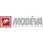 MODĚVA oděvní družstvo Konice – logo společnosti