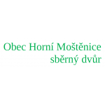 Obec Horní Moštěnice - sběrný dvůr – logo společnosti