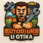 Ota Šimek – Autodílna u Otíka – logo společnosti